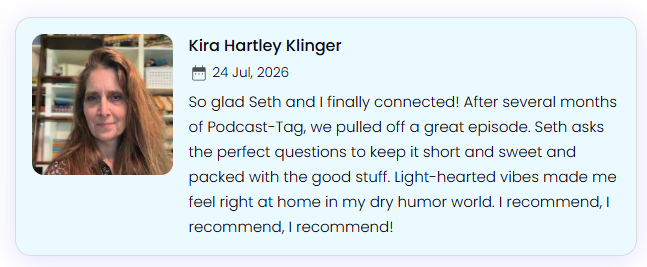 Kira Hartley Klinger testimonial